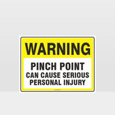 Custom Metal Sign,Warning Pinch Point Sign